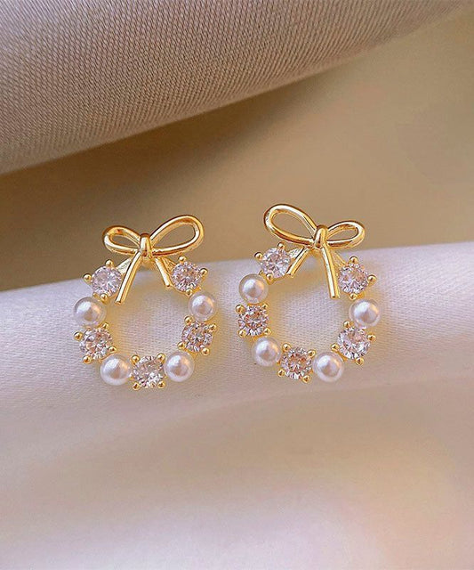 Bow pair earring